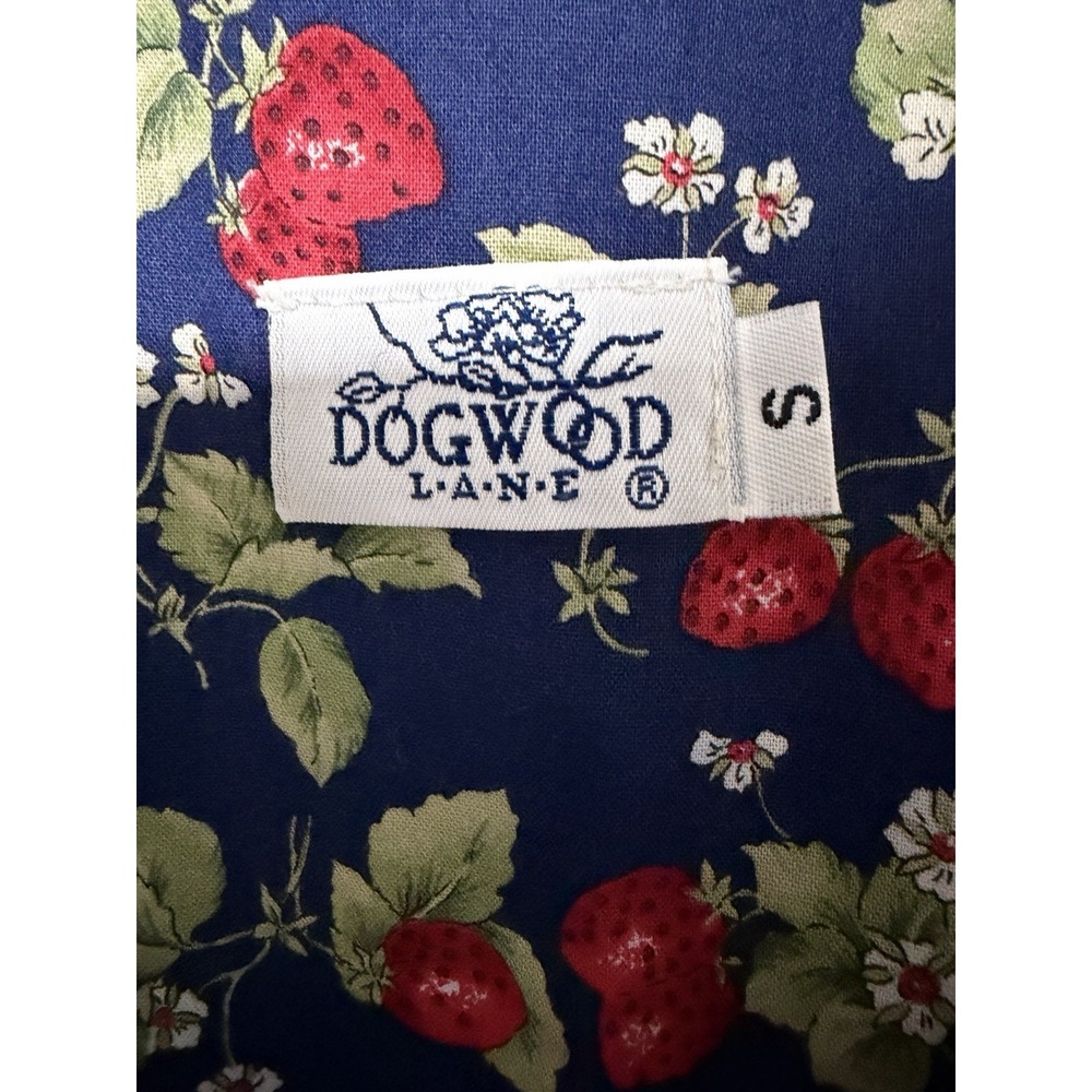 Dogwood Lane Strawberry Fields Cottage Farm Core Sleeveless Dress Women's Small - Picture 13 of 14